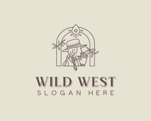 Western Cowgirl Saloon logo design