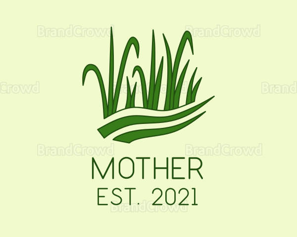 Green Lawn Maintenance Logo