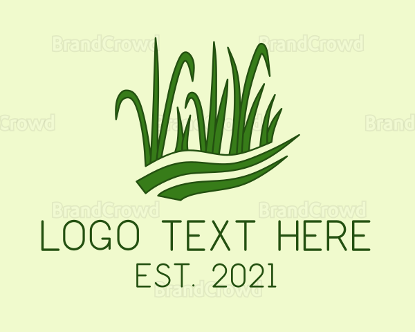 Green Lawn Maintenance Logo