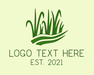 Turf - Green Lawn Maintenance logo design