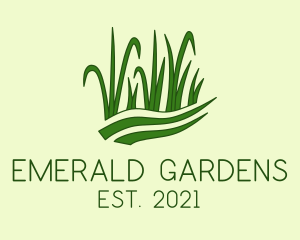 Green Lawn Maintenance  logo design