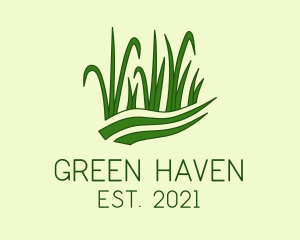 Green Lawn Maintenance  logo design