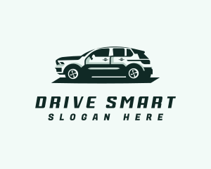 Car Driving SUV logo design