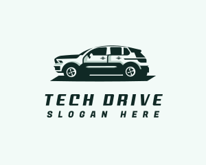 Car Driving SUV logo design