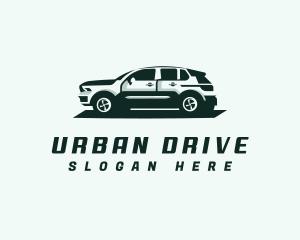 Car Driving SUV logo design