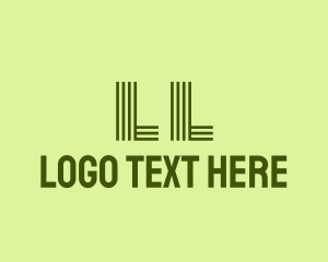 Ld - Green Urban Lines logo design