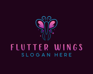  Butterfly Wings Beauty logo design