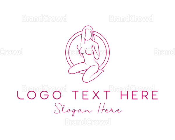 Naked Female Model Logo