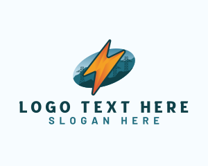 Power - Electricity Power Bolt logo design