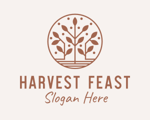 Farm Harvest Plant logo design