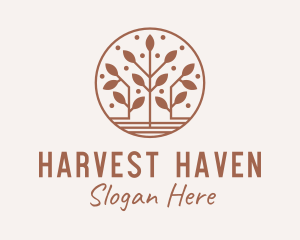 Farm Harvest Plant logo design