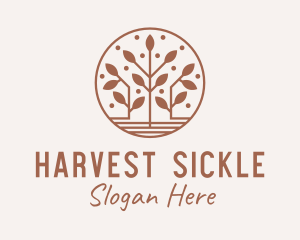 Farm Harvest Plant logo design