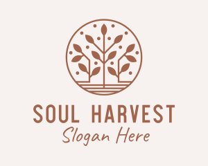 Farm Harvest Plant logo design