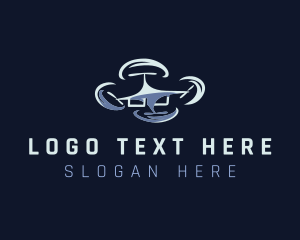 Videography - Aerial Drone Surveillance logo design