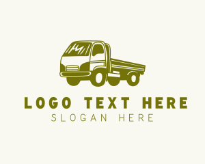 Transportation Service - Logistic Delivery Truck logo design