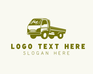 Freight - Logistic Delivery Truck logo design
