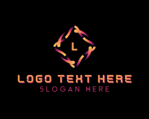 Cyber - AI Technology Programmer logo design