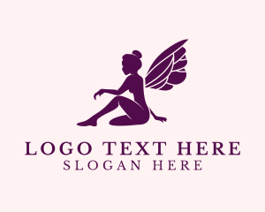Woman - Beauty Fairy Cosmetics logo design