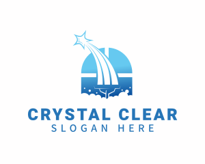 Window Cleaning - Window Wiper Star logo design