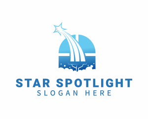 Window Wiper Star logo design