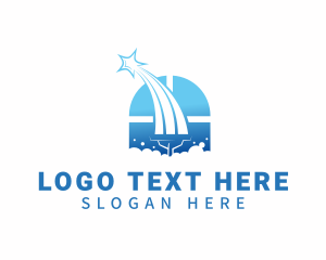 Wiper - Window Wiper Star logo design