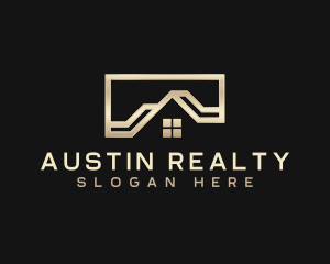 Home Roofing Realty logo design