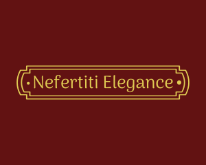 Elegant Hotel Plate Signage logo design