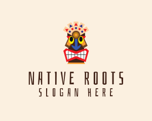 Native - Native Aztec Character logo design