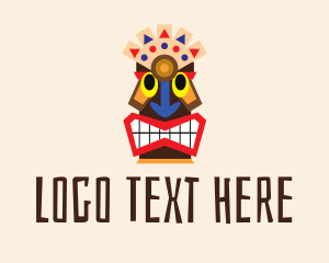 Aztec - Native Aztec Character logo design