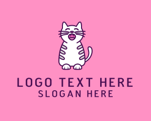Adorable - Kitten Cat Vet logo design