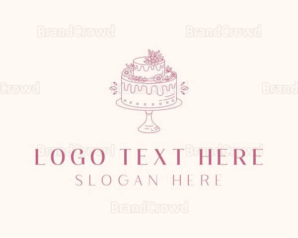 Wedding Cake Bakery Logo