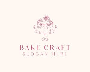 Wedding Cake Bakery logo design