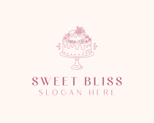 Wedding Cake Bakery logo design