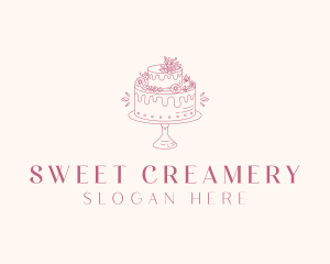 Wedding Cake Bakery logo design