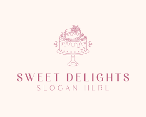 Wedding Cake Bakery logo design