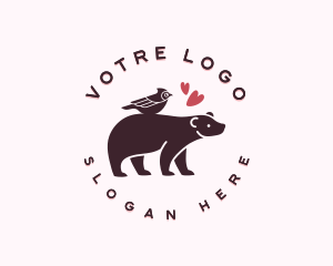Bear - Wild Animal Zoo logo design