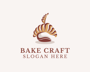 Chef Hat Baking Bread logo design