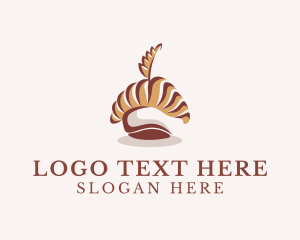 Chef Hat Baking Bread Logo