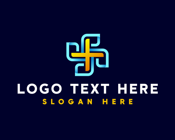 Healthcare - Medical Cross Healthcare logo design
