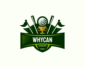 Coach - Golf Sports Championship logo design