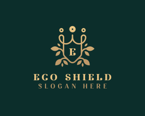 Floral Shield Boutique logo design