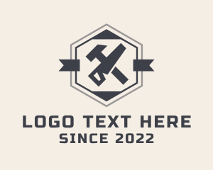 Hammer - Hardware Construction Tools logo design