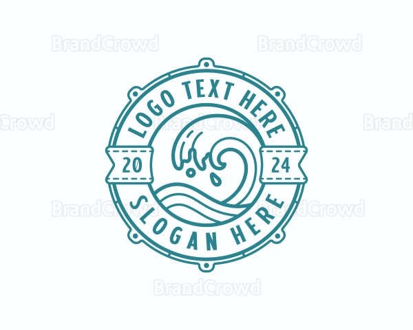 Coastal Waves Surf Logo