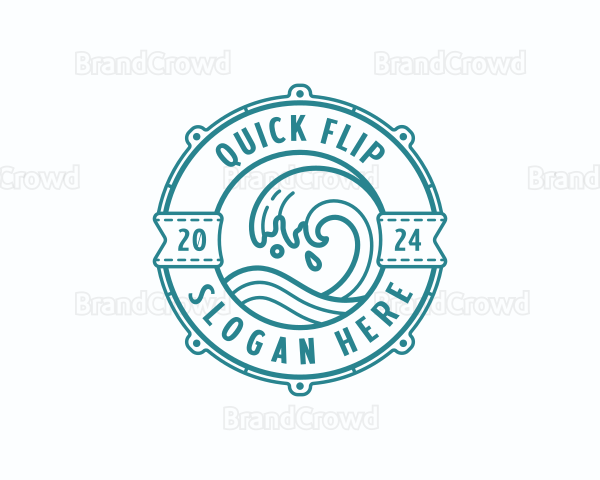 Coastal Waves Surf Logo