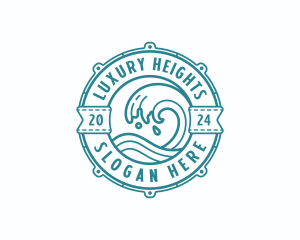 Coastal Waves Surf Logo