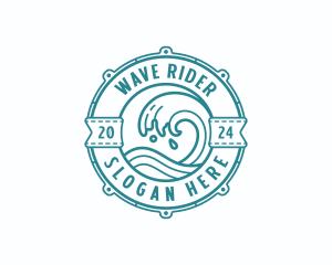 Coastal Waves Surf logo design