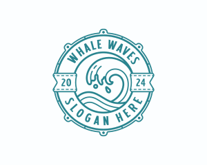 Coastal Waves Surf logo design