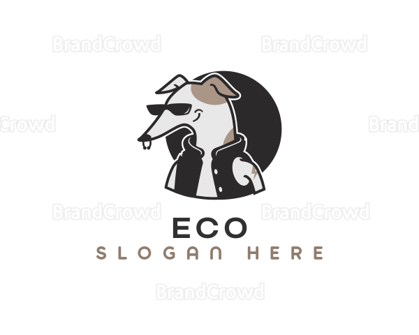 Greyhound Cool Rockstar Logo