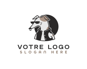 Fur - Greyhound Cool Rockstar logo design