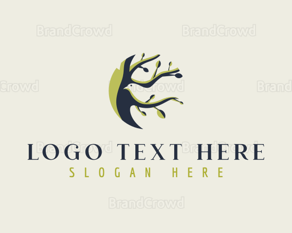 Eco Tree Bird Logo